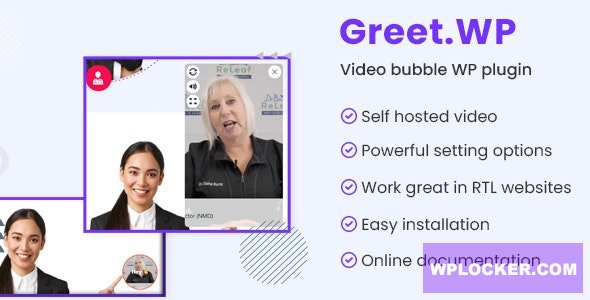 Greet.wp v1.4.7 - Video bubble WordPress plugin