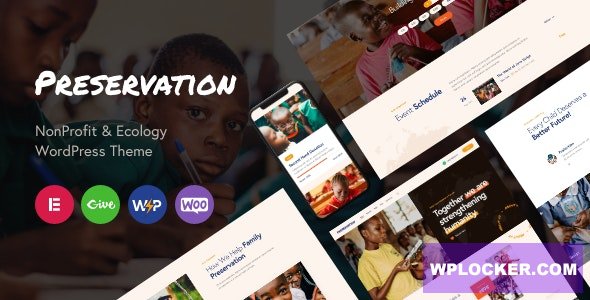 Preservation v1.0 - NonProfit & Ecology WordPress Theme