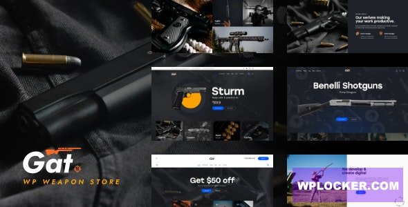 Gat v1.8.0 - Gun & Weapon Store WordPress Theme