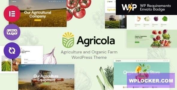 Agricola v1.0 - Agriculture and Organic Farm WordPress Theme
