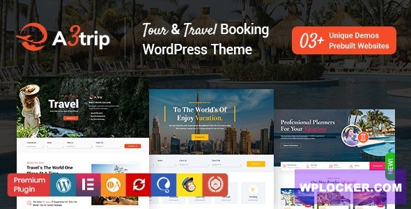A3trip v1.4 - Tours & Travels WordPress Theme