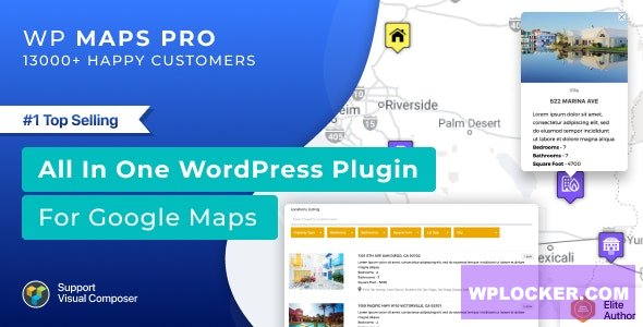 WP MAPS PRO v5.3.6 - WordPress Plugin for Google Maps