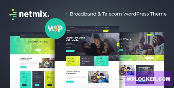Netmix v1.0.8 - Broadband & Telecom Internet Provider WordPress Theme