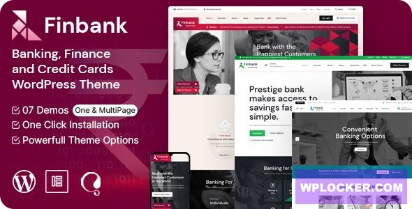 Finbank v1.3 - Banking and Finance WordPress Theme