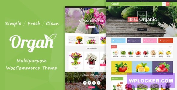 Organ v2.0 - Organic Store & Flower Shop WooCommerce Theme