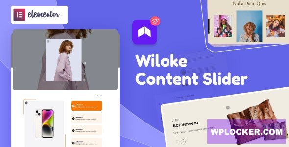 Wiloke Content Slider for Elementor v1.0.19