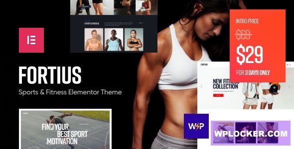 Fortius v1.0 - Sports & Fitness Elementor WordPress Theme