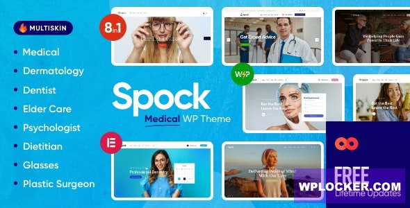 Spock v1.0 - Medical Elementor Multi-skin WordPress Theme