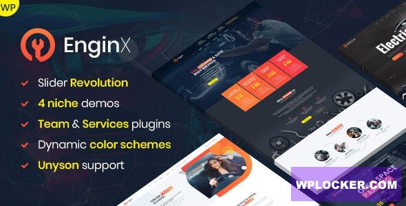 EnginX v1.4.0 – Auto Repair Service WordPress Theme