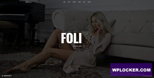 Foliex v1.0 - One Page Portfolio WordPress Theme