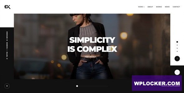 Fightex v1.0 - Showcase Portfolio WordPress Theme