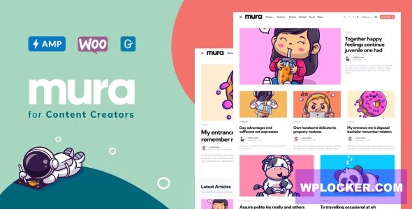 Mura v1.6.2 - WordPress Theme for Content Creators