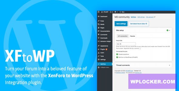 XFtoWP v1.5 RC3 - XenForo to WordPress integration