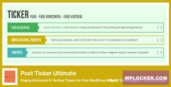 Ticker Ultimate Pro v1.7