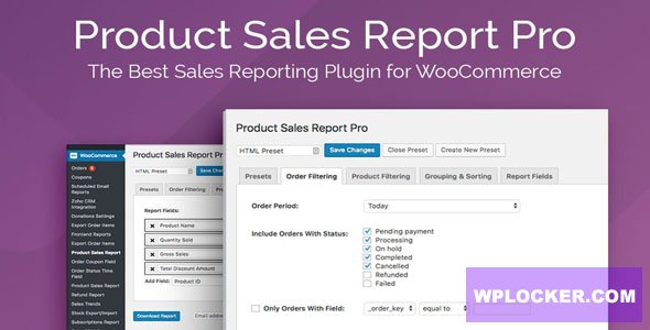 Product Sales Report Pro for WooCommerce v2.2.28