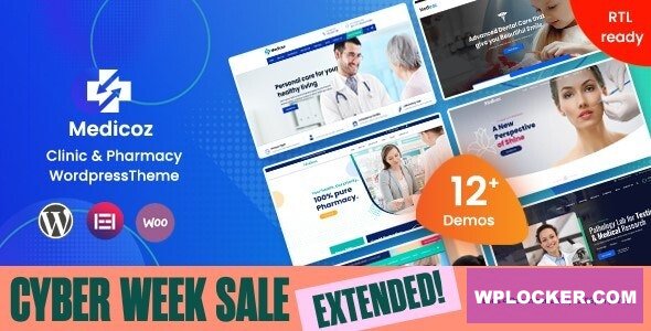 Medicoz v1.7 - Clinic & Pharmacy WordPress Theme