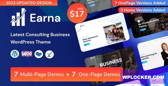 Earna 1.1 - Consulting Business WordPress Theme