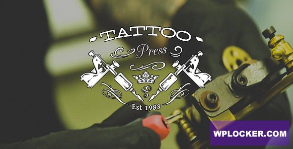 TattooPress v3.4.2 - A Wordpress Theme for Ink Artists