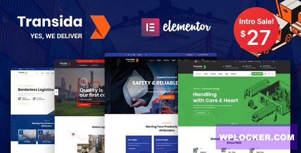 Transida v1.3 - Logistics WordPress Theme