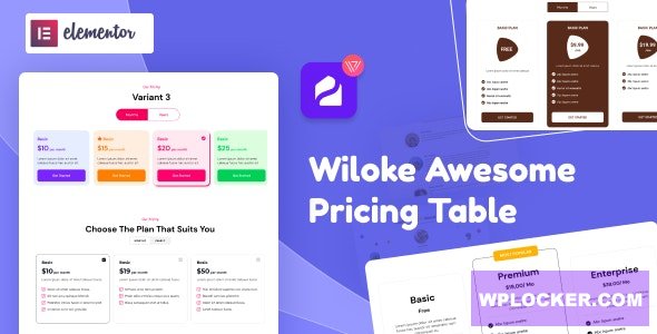 Wiloke Awesome Pricing Table for Elementor v1.0.24