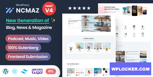 Ncmaz v4.3.4 - Blog Magazine WordPress Theme