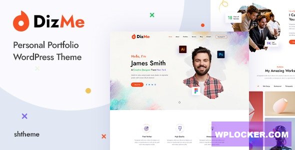 Dizme v1.0 - Personal Portfolio WordPress Theme