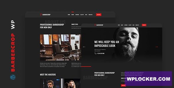 Barbercrop v1.0 – Hairdressing WordPress Theme