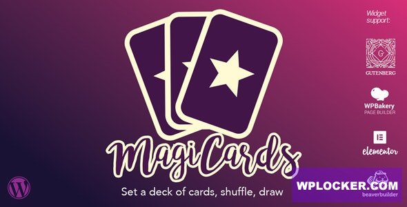 MagiCards v2.2.0 - decks of cards to shuffle | WP plugin