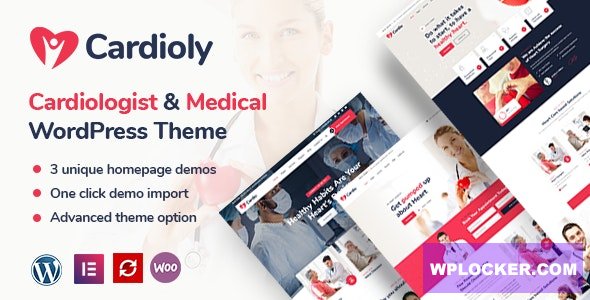 Cardioly v2.7- Cardiologist and Medical WordPress theme