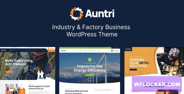 Auntri v1.0.1 - Industry & Factory WordPress Theme