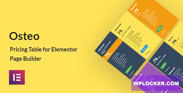 Osteo Pricing Table for Elementor v1.0.0