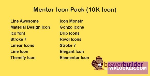 Mentor Icon Pack for Beaver Page Builder v1.0.0