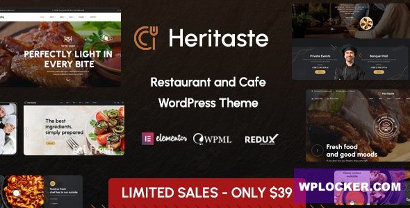 Heritaste v1.3 - Restaurant WordPress Theme