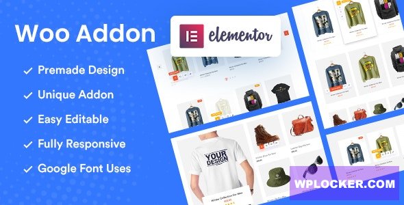 Elementor Addons For WooCommerce Product v1.0.0