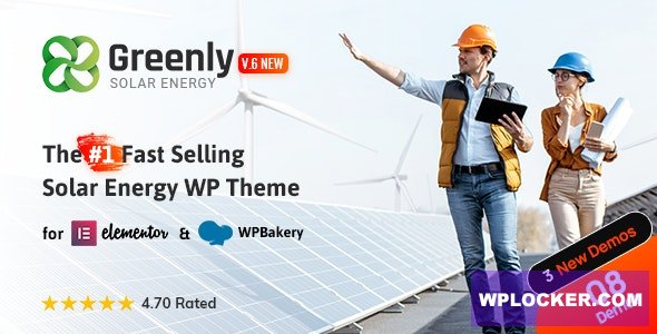 Greenly v6.4 - Ecology & Solar Energy WordPress Theme