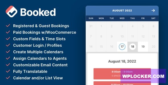 Booked v2.4.4 - Appointment Booking for WordPress