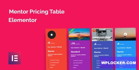 Mentor Pricing Table for Elementor v1.0