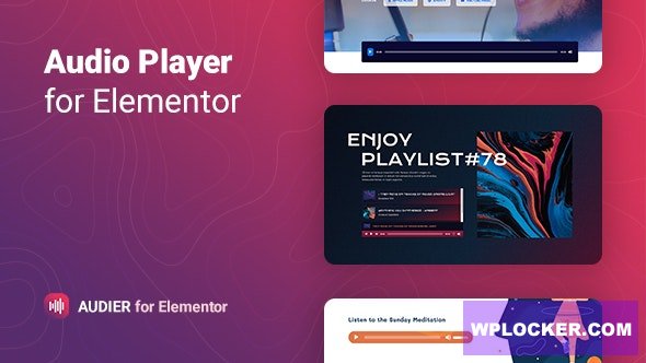 Audier v1.0.2 - Audio Player with Controls Builder for Elementor