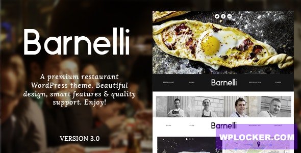 Barnelli v3.0.8 - Restaurant Responsive WordPress Theme