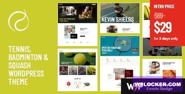 Racquet v1.3.0 - Tennis, Badminton & Squash WordPress Theme