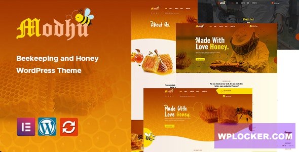 Modhu v1.0.3 - Beekeeping and Honey WordPress Theme
