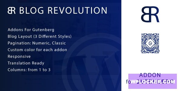 Blog Revolution for Gutenberg v1.0 - WordPress Plugin