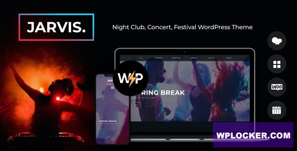 Jarvis v1.8.10 - Night Club, Concert, Festival WordPress Theme