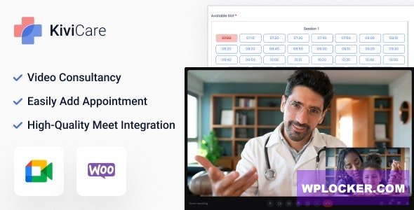 KiviCare - Google Meet Telemed And WooCommerce Payment Gateway (Add-on) v1.0.6