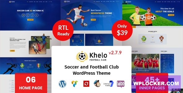 Khelo v2.8.0 - Soccer WordPress Theme