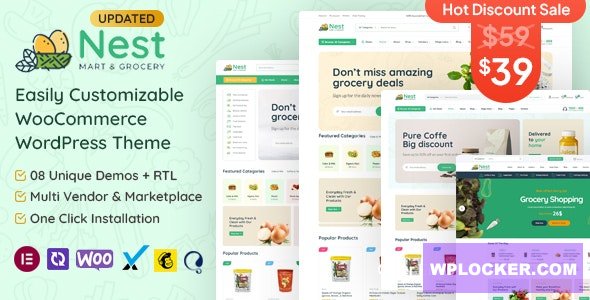 Nest v1.6 - Grocery Store WooCommerce WordPress Theme