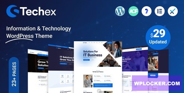 Techex v1.0.5 - IT Solutions & Technology WordPress Theme