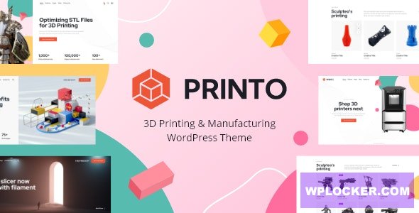 Printo v1.0 - 3D Printing & Manufacturing WordPress Theme