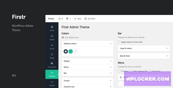 Firstr v4.0 - WordPress Admin Theme