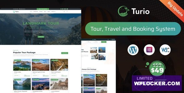 Turio v1.3.0 - Tour and Travel WordPress Theme Tourism Agency